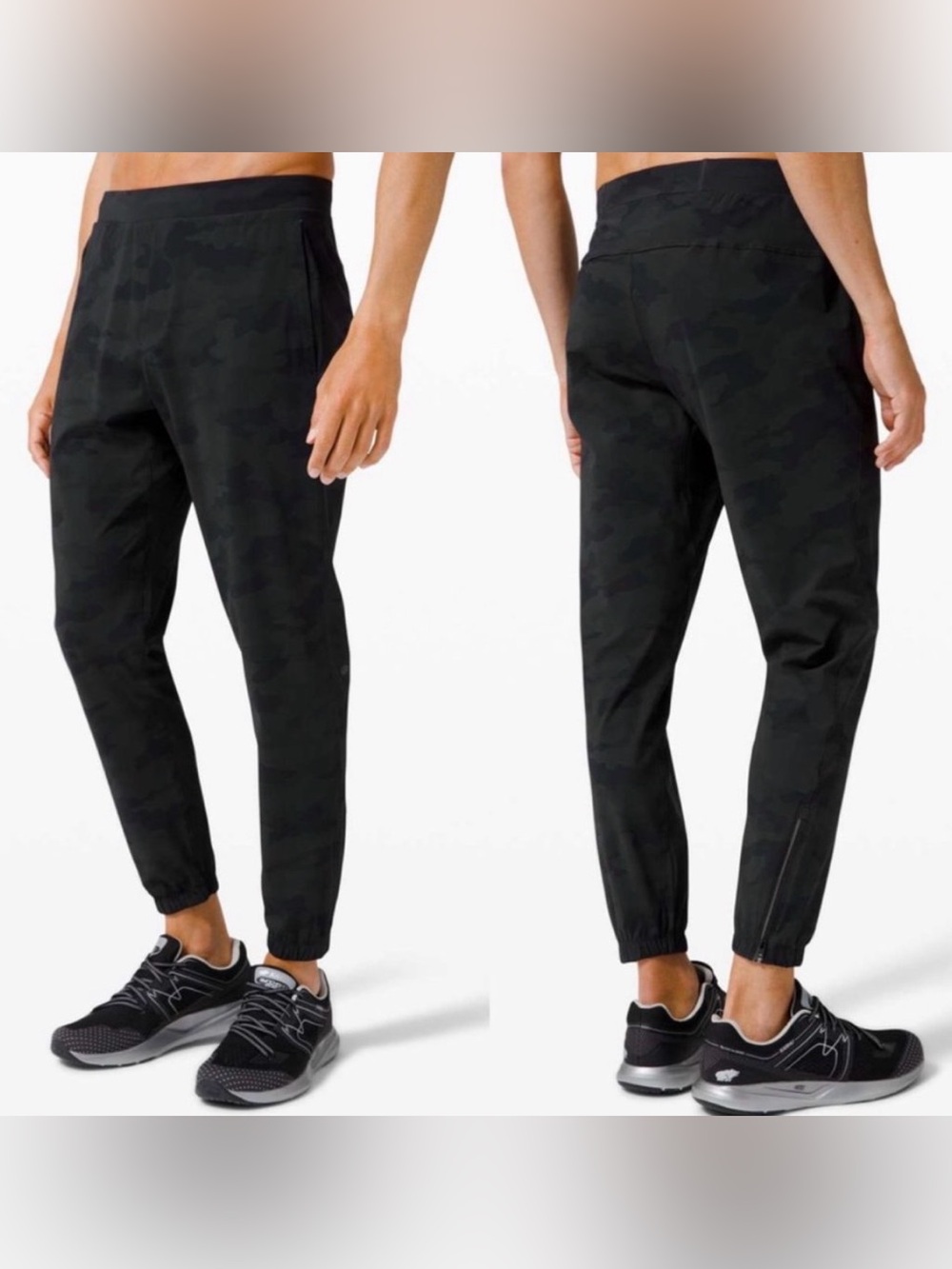 Lululemon Surge Joggers in a Heritage 365 Camo Black Multi print Size Medium